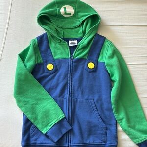 Boys Luigi hooded sweater
